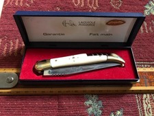 couteau ancien LAGUIOLE ROSSIGNOL NOBLE 3 pieces antique knife coltello messer