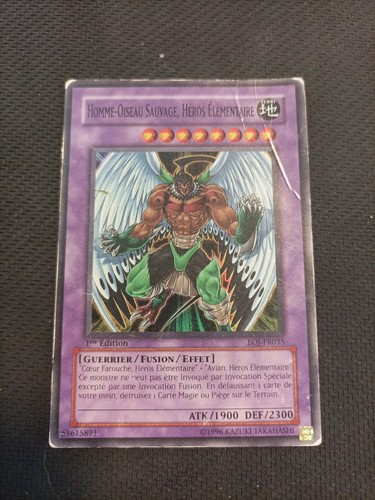 Carte homme oiseau - yu-gi-oh, homme-oiseau