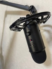 Microphone USB Noir Blue Yeti Avec Bras De Support Micro Utilisé Pour Le Jeu