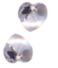 6 COEURS SWAROVSKI® ELEMENTS 6228 10.3 X 10 SMOKY MAUVE X 6