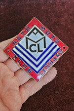 VINTAGE ENAMEL RADIATOR CAR