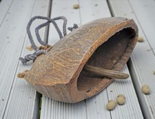 Cloche En Bois Antique Animaux