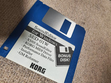 KORG Sound Editor SED-01W pour pilote MIDI Win X5/05 SoundEditor, etc. Japon