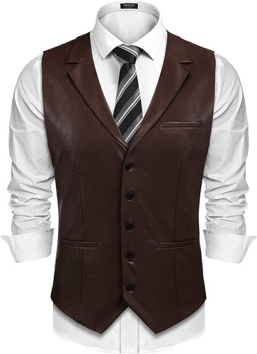 Gilet western cuir - western, d'agneau
