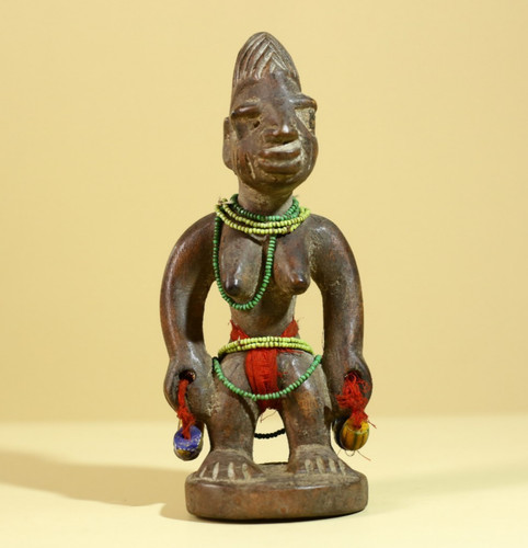 Statue africaine sculptée - , à
