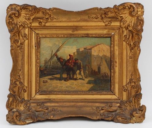 Tableau ancien hst signé - hst,