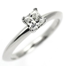 Bague diamant taille - , princesse