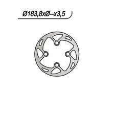 Disque De Frein Avant NG 627