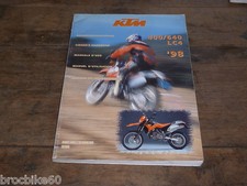 MANUEL D UTILISATION ET D ENTRETIEN KTM 400 640 LC4 1998 Owner's Handbook