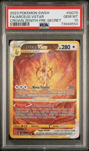 Psa arceus vstar gg70 - vstar,