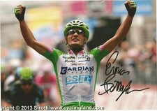 cyclisme  autograph ENRICO BATTAGLIN  photo 21X15 signe  TDF