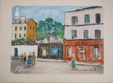 Maurice UTRILLO : Le cabaret