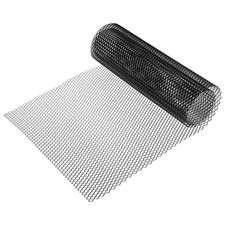 Voiture Gril Engrener, 40"x13" 12x6mm Hexagone Trou Aluminium Alliage Noir