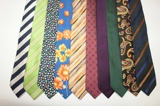 Lot De 10 Cravates En Soie
