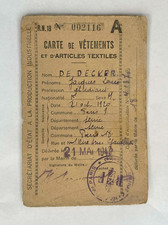 VIEUX PAPIER WW2 TICKETS DE