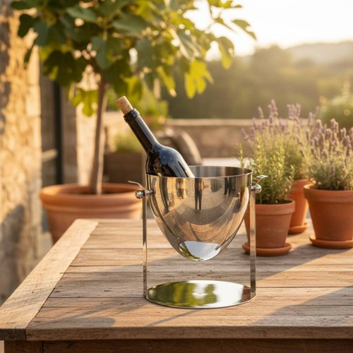 Seau champagne inox - à,