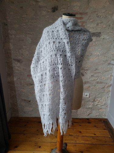 N18 châle étole - au, crochet