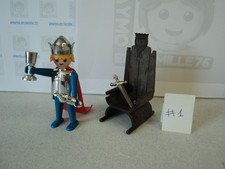 PLAYMOBIL vintage médiéval château roi trône sceptre épée set 3331-B de 1975 #1