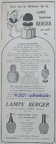 Publicite lampe berger brule - lampe,