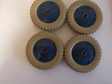 MECCANO LOT DE 4 ROUES BLEUES ref 187