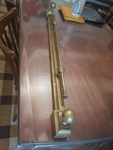 Barre cheminee ancienne - barre,