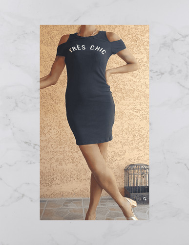 Robe courte vintage - vintage, 90'