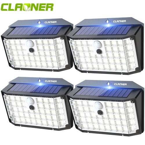 176 led solar powered wall - led,