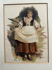 Ancienne aquarelle signée 