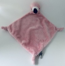 5643?Doudou Plat Mouchoir Flamant Rose Nature Et Planet Rose
