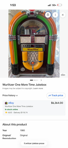 Jukebox wurlitzer and radio - jukebox,