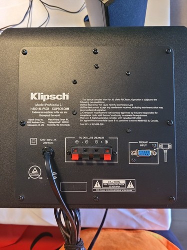 Klipsch speakers pro - pro, 2.1