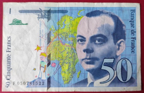 France billet francs saint - france, 50