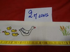 2m long x8cm galonné jaune