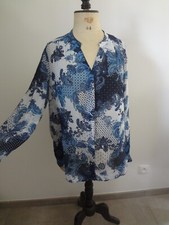 CAMAÏEU 42 44 CHEMISE LONGUE CHIC QUALITE  HAUT TUNIQUE FLUIDE LEGERE CHEMISIER