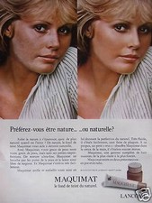 PUBLICITÉ LANCÔME MAQUIMAT