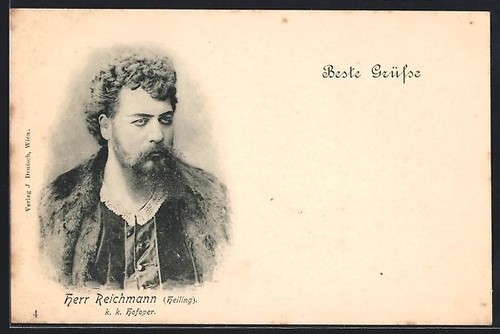 Carte postale chanteur