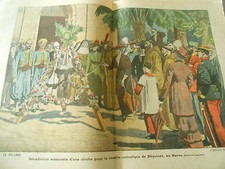 Béndiction d'une cloche pour la chapelle de Méquinez au Maroc Print 1914