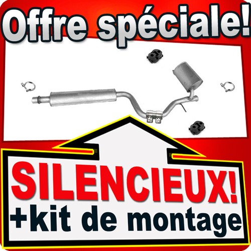 Silencieux intermédiaire pour - silencieux,
