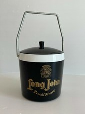  BAC seau à Glaçons glace  PUBLICITAIRE WHISKY LONG JOHN