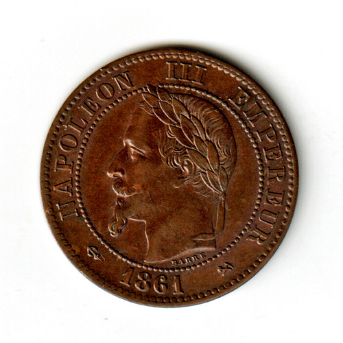 Deux centimes 1861 - deux,