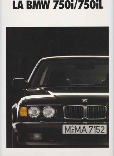 Catalogue brochure bmw 750 - catalogue,