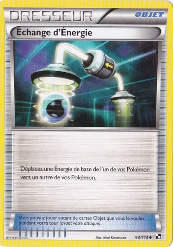Echange energie b - echange, noir