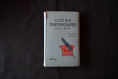 Livre cours horthographe - livre, "cours