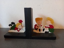 PAIRE SERRE LIVRES BOIS LES TRIPLÉS - NICOLE LAMBERT 