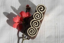 Tampon batik bois, pochoir