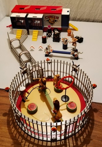 Lot playmobil roulotte circus - lot,