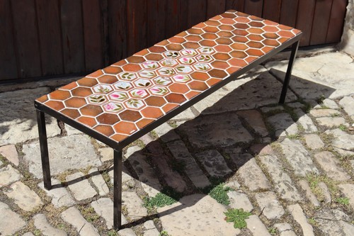 Table basse céramique vintage