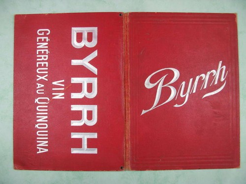 Porte menu byrrh quinquina - porte,