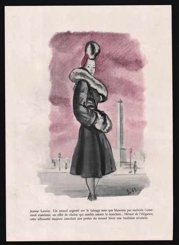 Publicite 1943 mode couture - ,