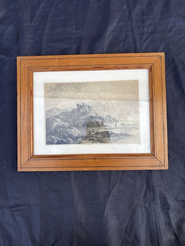 Gravure ancienne paysage - ancienne,